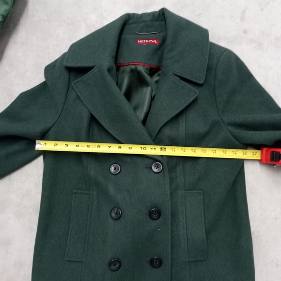 Merona green woolblend jacket - Picture 7 of 8
